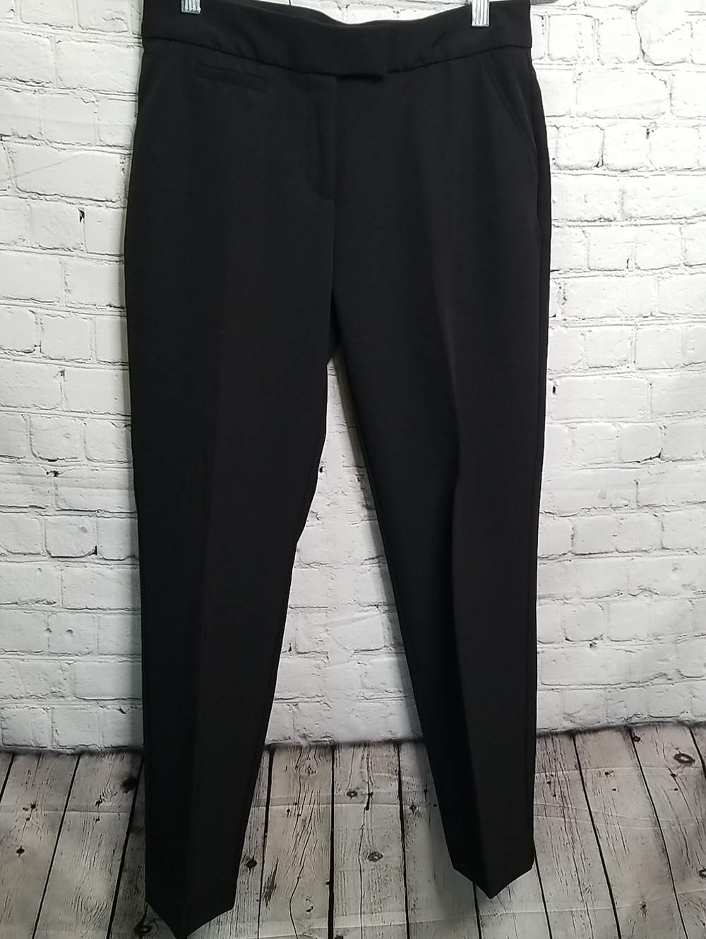 Investments Petite womens pants size 4 Petite zip front 4 pockets EUC